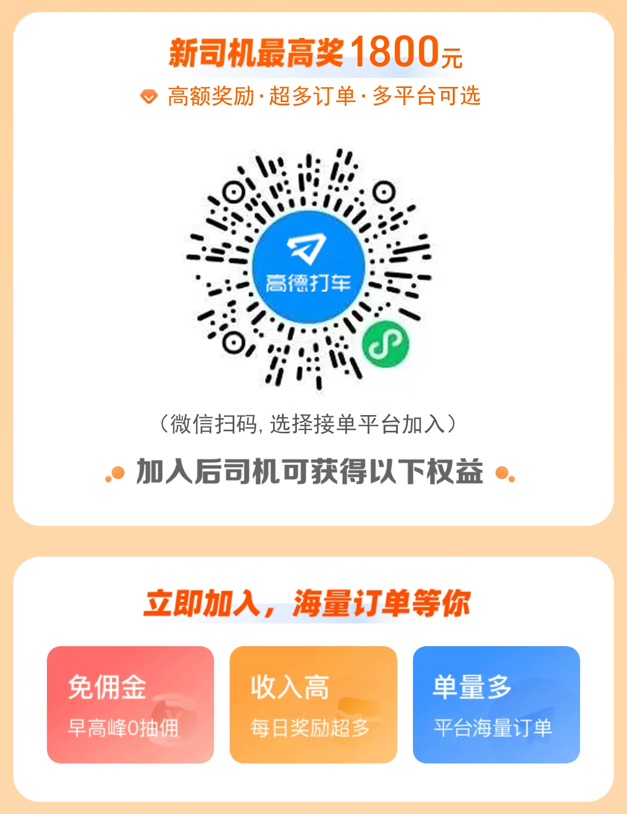 高德打车司机注册条件